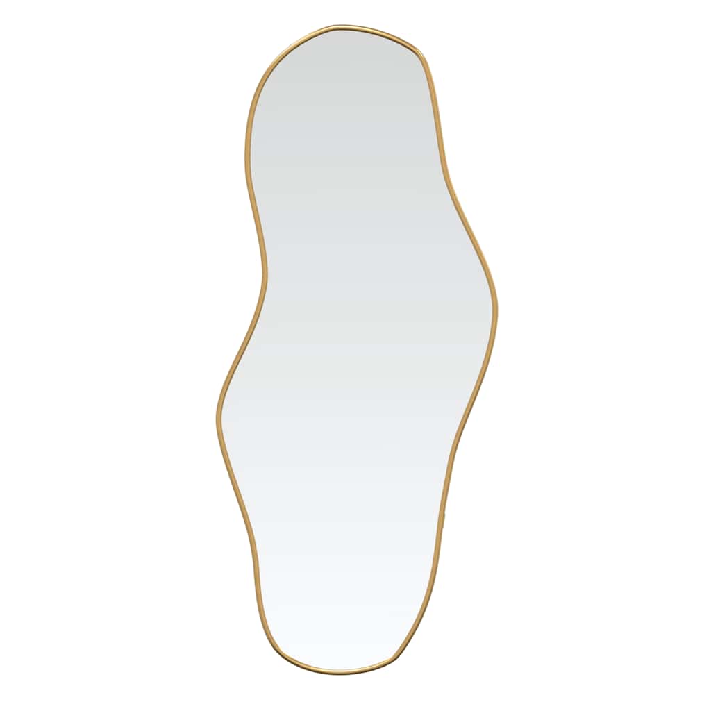 Vidaxl Wandspiegel 80x35 cm Gold gefärbt