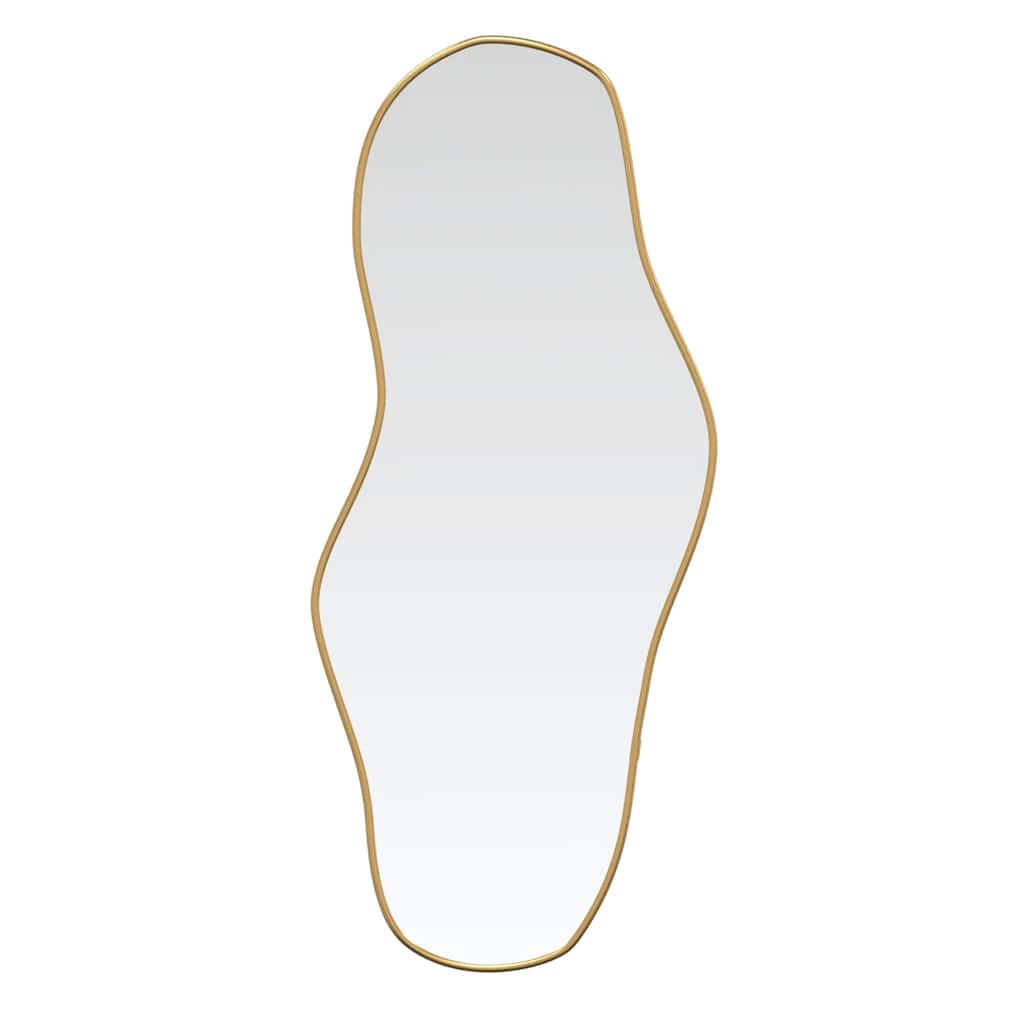 Vidaxl Wandspiegel 90x40 cm Goldfarbe
