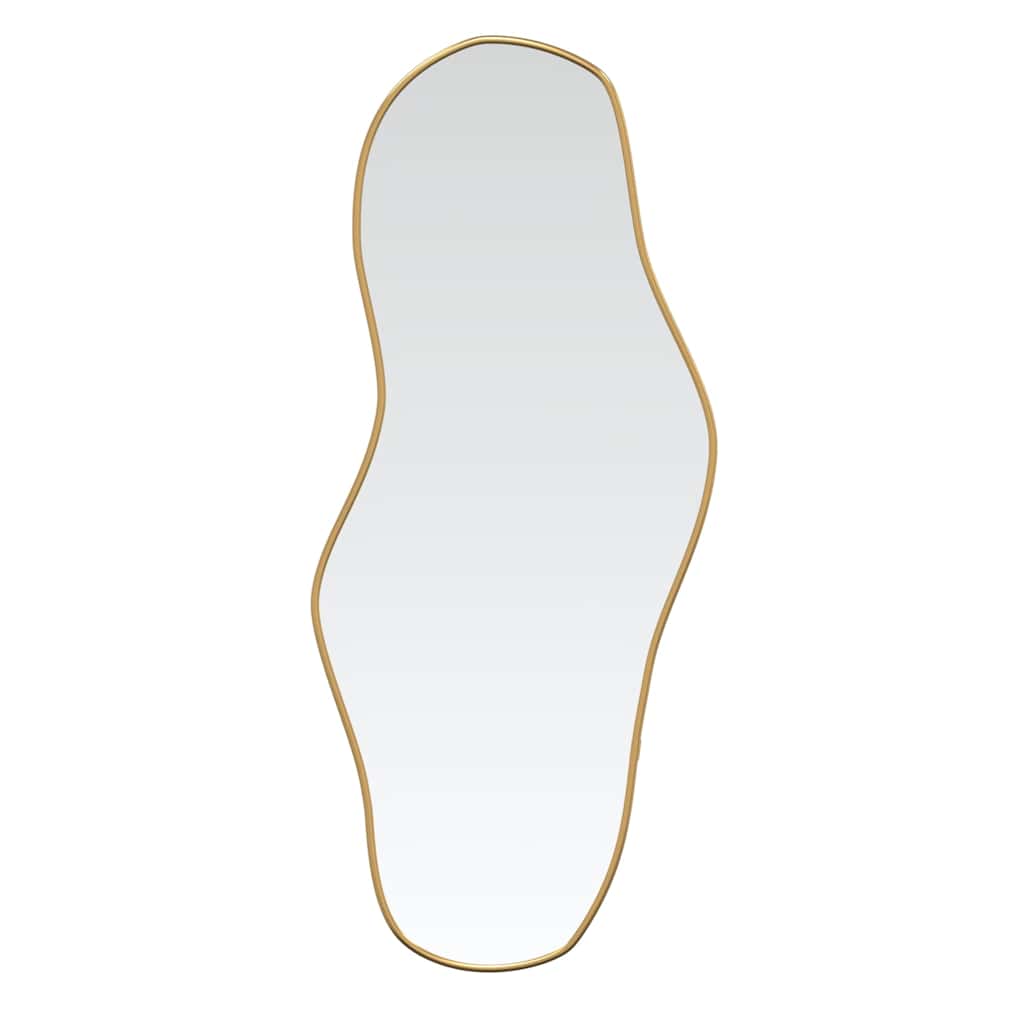 Vidaxl Wandspiegel 100x45 cm Gold gefärbt
