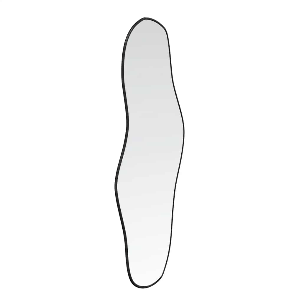 Vidaxl Wandspiegel 100x45 cm schwarz