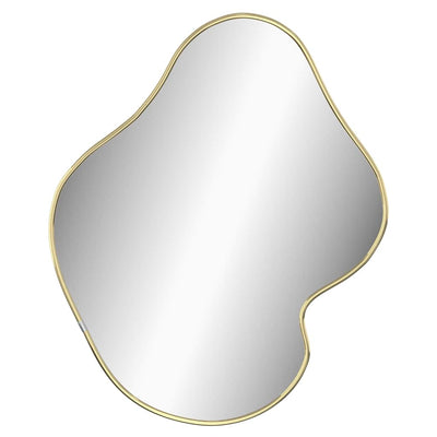 Vidaxl Wandspiegel 50x40 cm Gold gefärbt