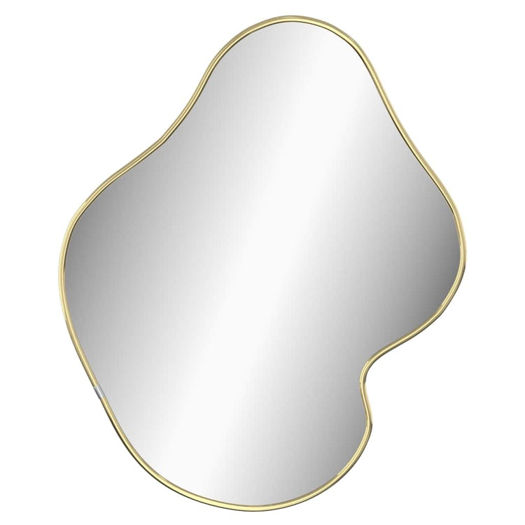 Vidaxl Wandspiegel 50x40 cm Gold gefärbt