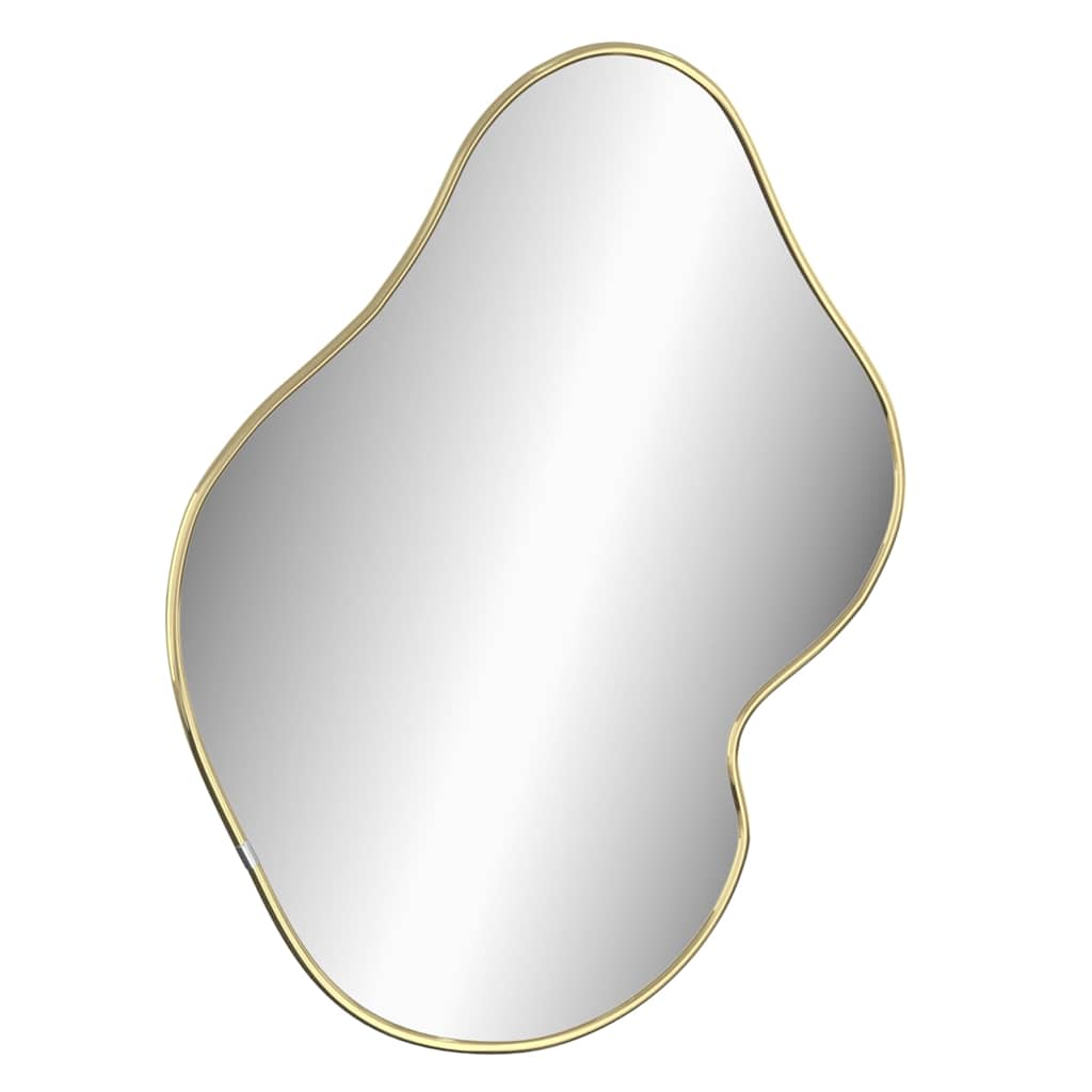 Vidaxl Wandspiegel 50x40 cm Gold gefärbt