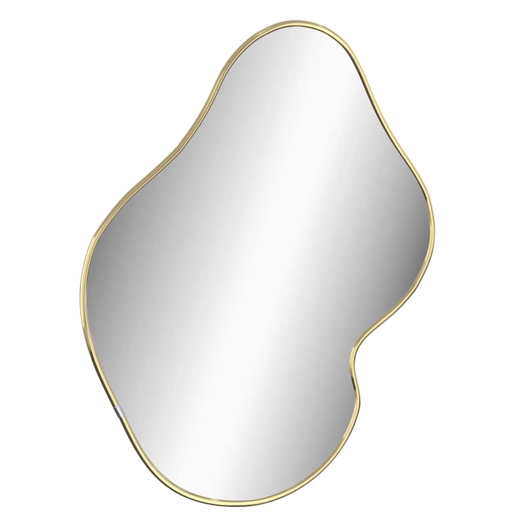 Vidaxl Wandspiegel 60x50 cm Gold gefärbt