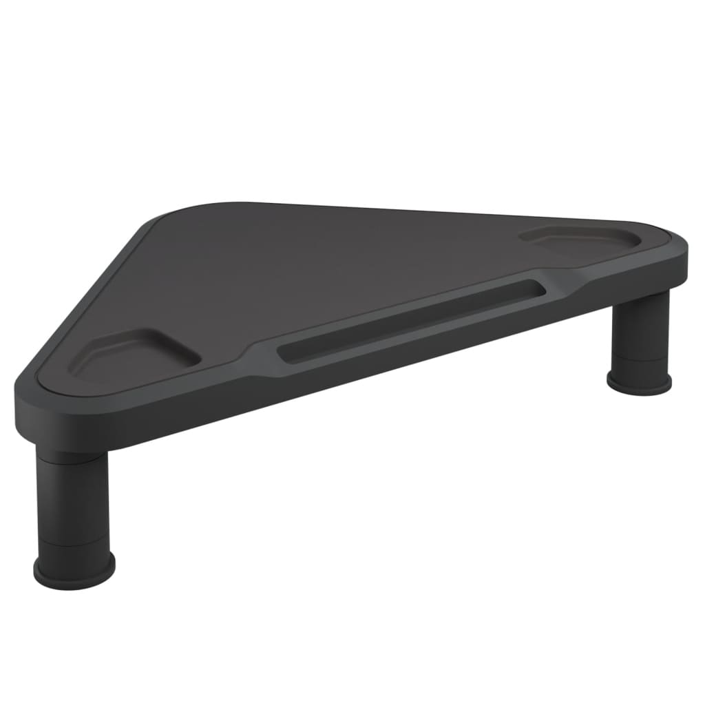 VidaXL Monitorständer Ecke 49x28x10,5 cm schwarz