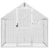 VIDAXL VIRET 179X100X185 M ALUMINUM SILBER