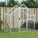 VIDAXL VIRET 179X100X185 M ALUMINUM SILBER