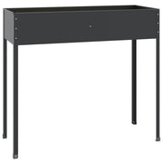 VIDAXL -Pflanzer 100.5x40.5x90 cm verzinkter Stahl -Anthrazitfarbe - afbeelding 2
