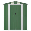 Vidaxl Garden Shed 192x108x223 cm verzinkter Stahlgrün