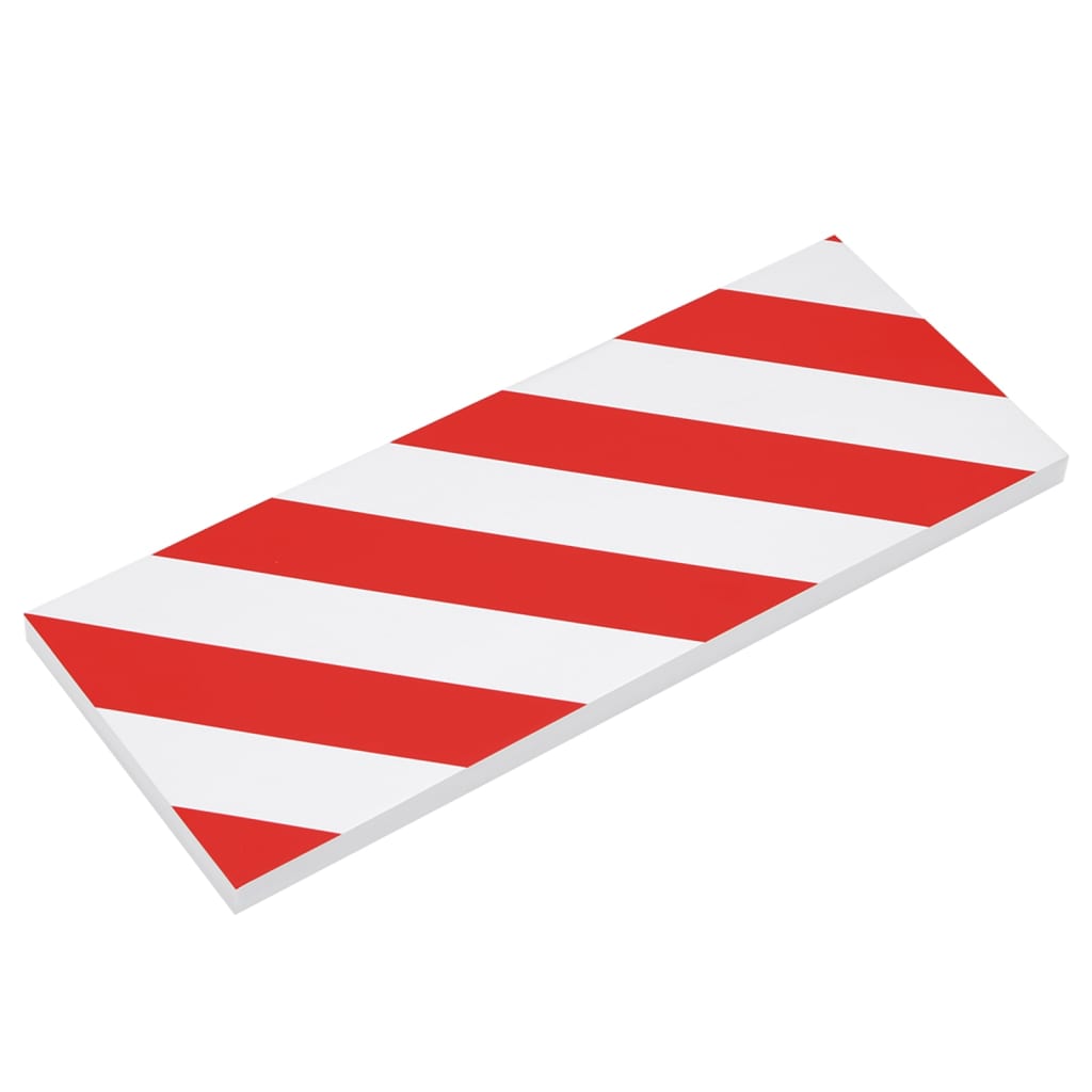 Vidaxl -Wandschutz 6 ST 50x20x2 cm EVA Schaum rot und weiß