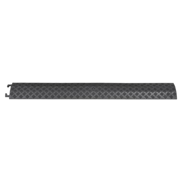VIDAXL -Kabelschutz Schwellenwert 2 PCs 98,5 cm Schwarz