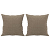 Vidaxl Dekorative Kissen 2 ST 40x40 cm Stofftaupe