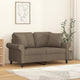 Vidaxl Dekorative Kissen 2 ST 40x40 cm Stofftaupe