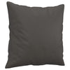 Vidaxl Dekorative Kissen 2 ST 40x40 cm künstliches Ledergrau grau