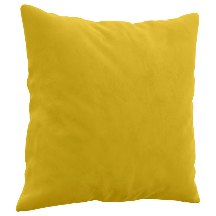 Vidaxl Dekorative Kissen 2 ST 40x40 cm Samtgelbgelb