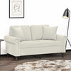 Vidaxl Dekorative Kissen 2 ST 40x40 cm Samtcreme farbig