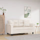 Vidaxl Dekorative Kissen 2 PCs 40x40 cm Mikrofasergewebe beige