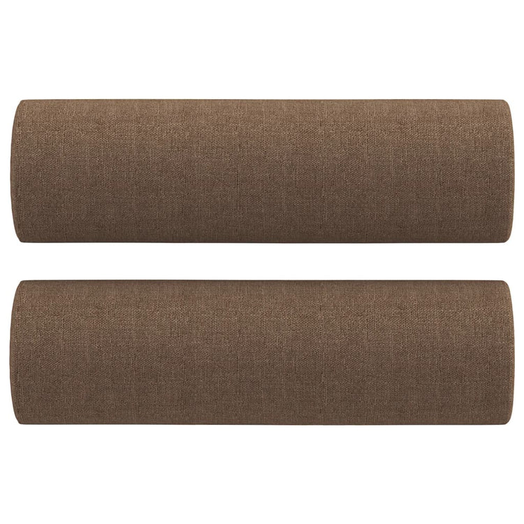 Vidaxl Dekorative Kissen 2 ST 15x50 cm Stoff braun