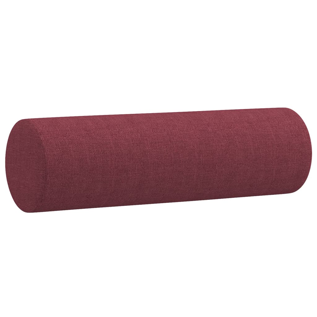 Vidaxl Dekorative Kissen 2 ST 15x50 cm Stoffwein rot