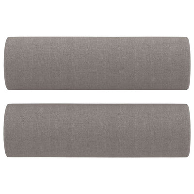 Vidaxl Dekorative Kissen 2 ST 15x50 cm Stofftaupe