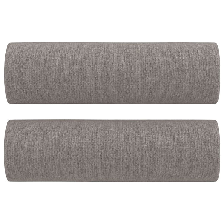 Vidaxl Dekorative Kissen 2 ST 15x50 cm Stofftaupe