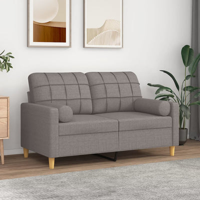 Vidaxl Dekorative Kissen 2 ST 15x50 cm Stofftaupe