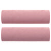 Vidaxl Dekorative Kissen 2 ST 15x50 cm Samt rosa