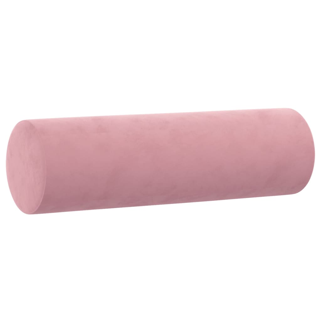 Vidaxl Dekorative Kissen 2 ST 15x50 cm Samt rosa