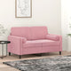 Vidaxl Dekorative Kissen 2 ST 15x50 cm Samt rosa