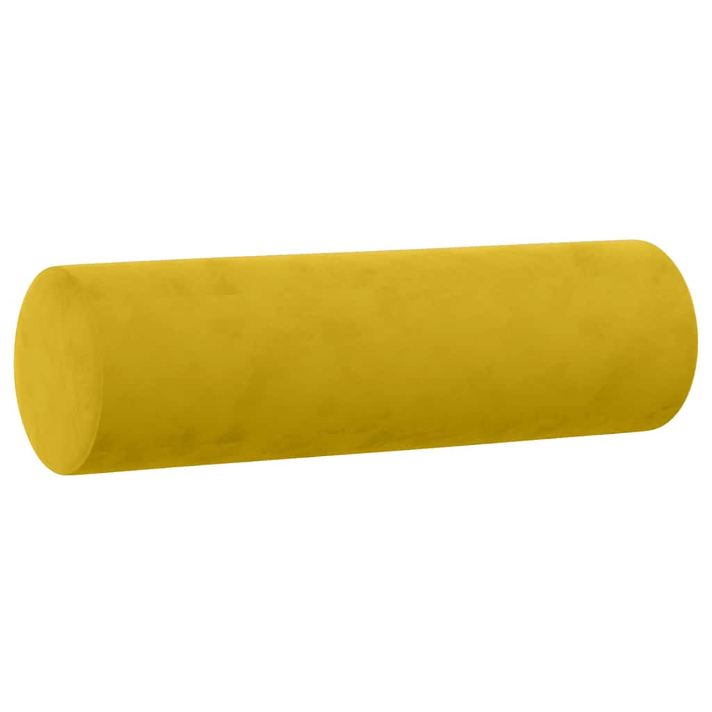 Vidaxl Dekorative Kissen 2 ST 15x50 cm Samtgelbgelb