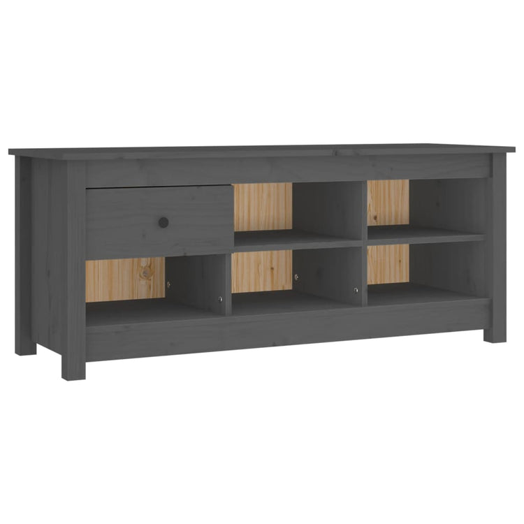 Vidaxx Schuhschrank 110x38x45,5 cm massives Kiefernholz grau