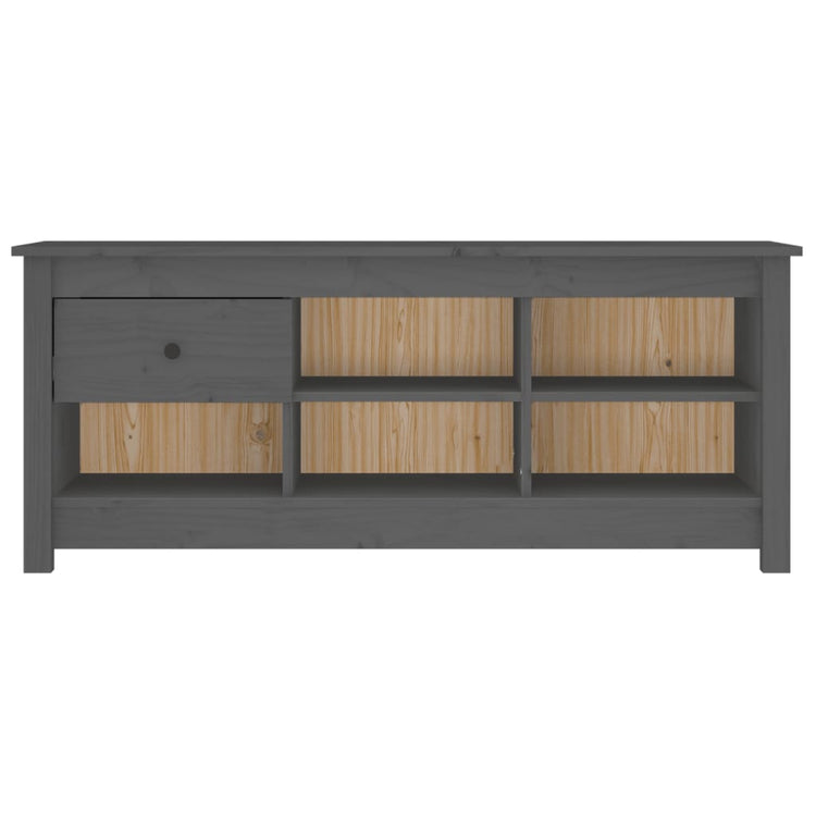 Vidaxx Schuhschrank 110x38x45,5 cm massives Kiefernholz grau
