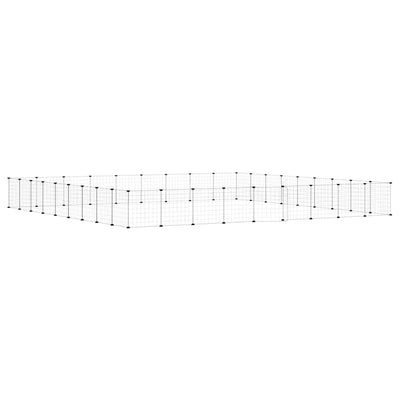 Vidaxl Haustiere Käfig mit Tür 36 Paneele 35x35 cm Stahl schwarz