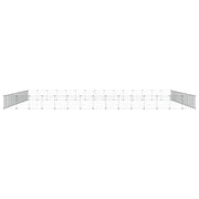 Vidaxl Pet Cage mit Tür 60 Paneele 35x35 cm Stahl Schwarz - afbeelding 3