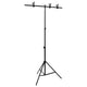 VIDAXL-Hintergrund Standard T-förmiger 91x60x (70-200) cm schwarz