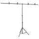 VIDAXL-Hintergrund Standard T-förmig 201x60x (70-200) cm schwarz