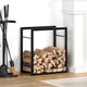 Vidaxl Kamin 50x28x56 cm Stahlmattschwarz