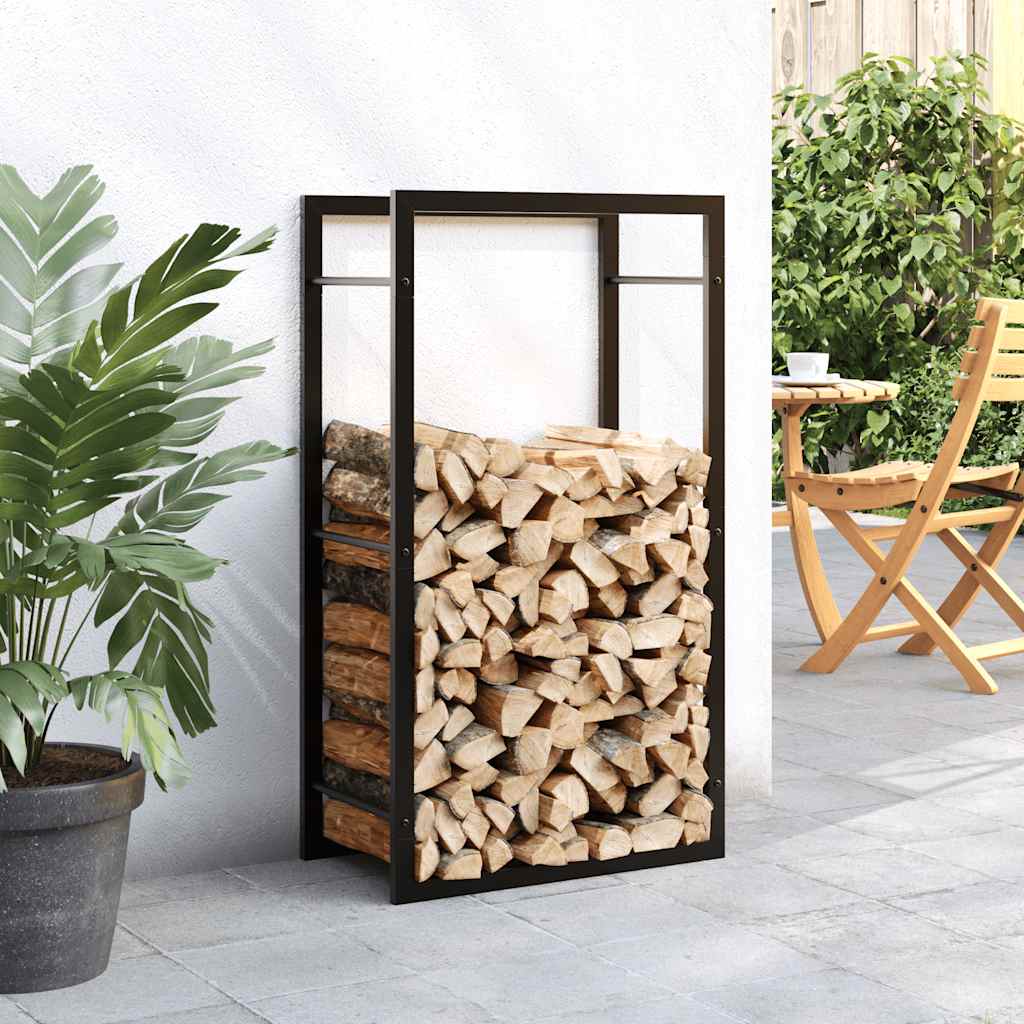 Vidaxl Kamin 50x28x94 cm Stahlmattschwarz