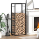 VIDAXL -Kamin 50x28x132 cm Stahlmattschwarz