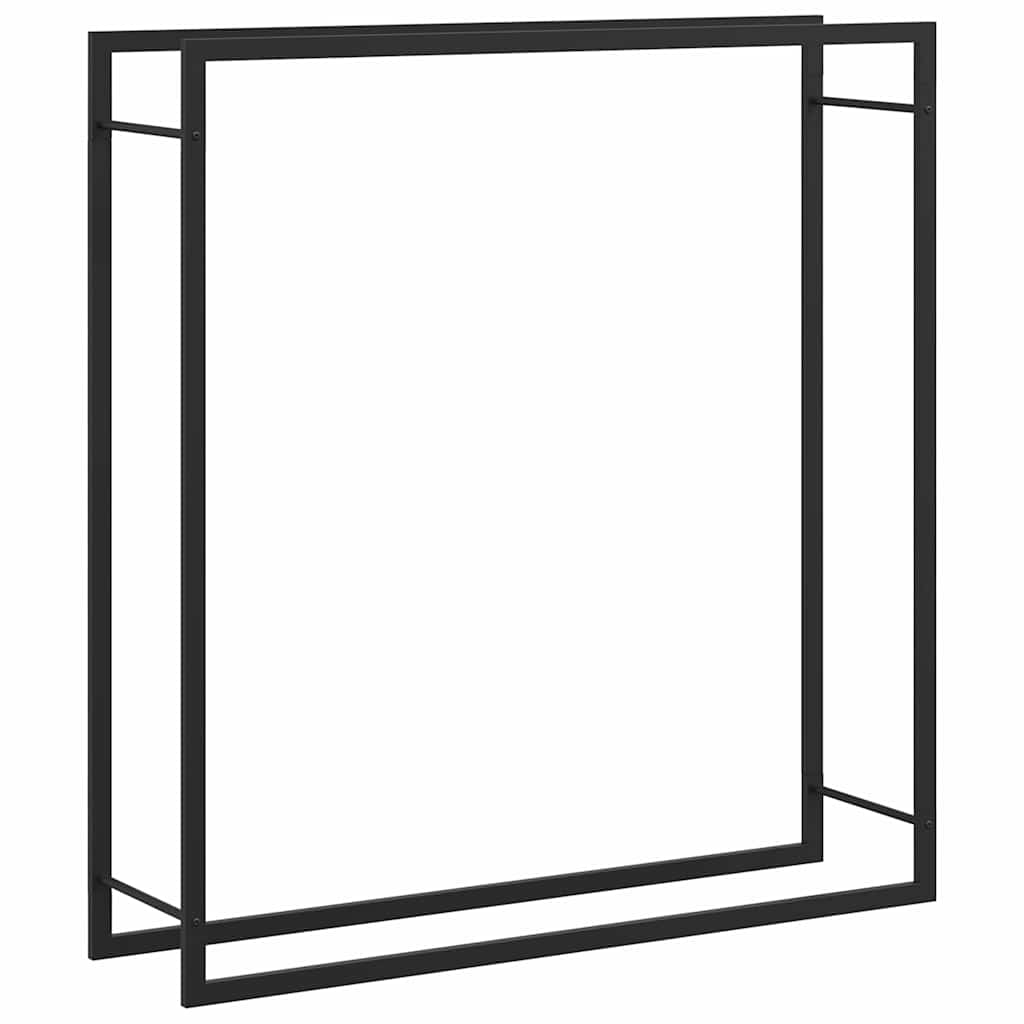 Vidaxl Kamin 110x28x116 cm Stahlmattschwarz