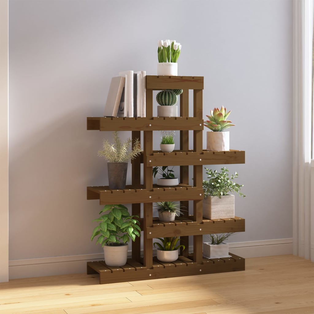 VIDAXL PANCEL STANDEM 85x25x109.5 cm Festkiefer Honigbraun