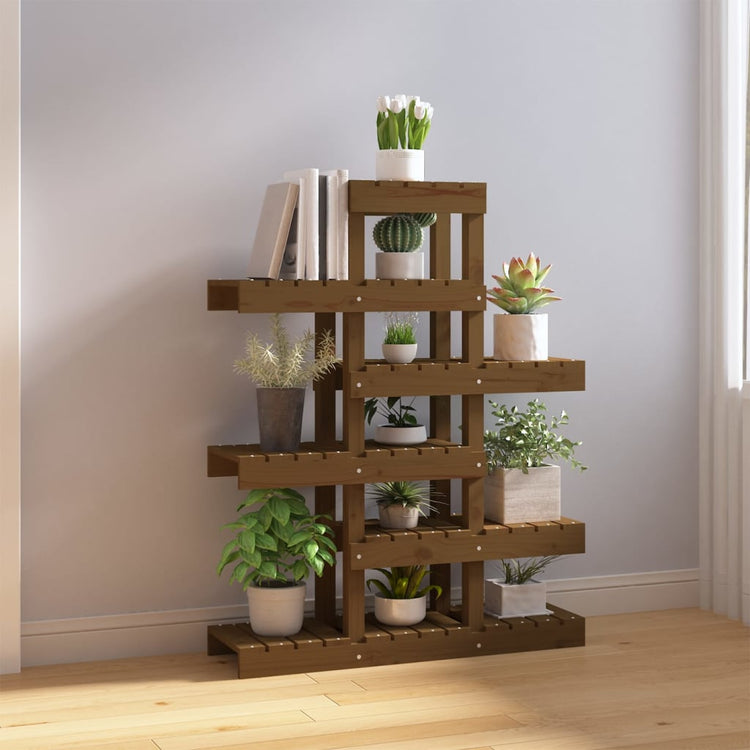 VIDAXL PANCEL STANDEM 85x25x109.5 cm Festkiefer Honigbraun
