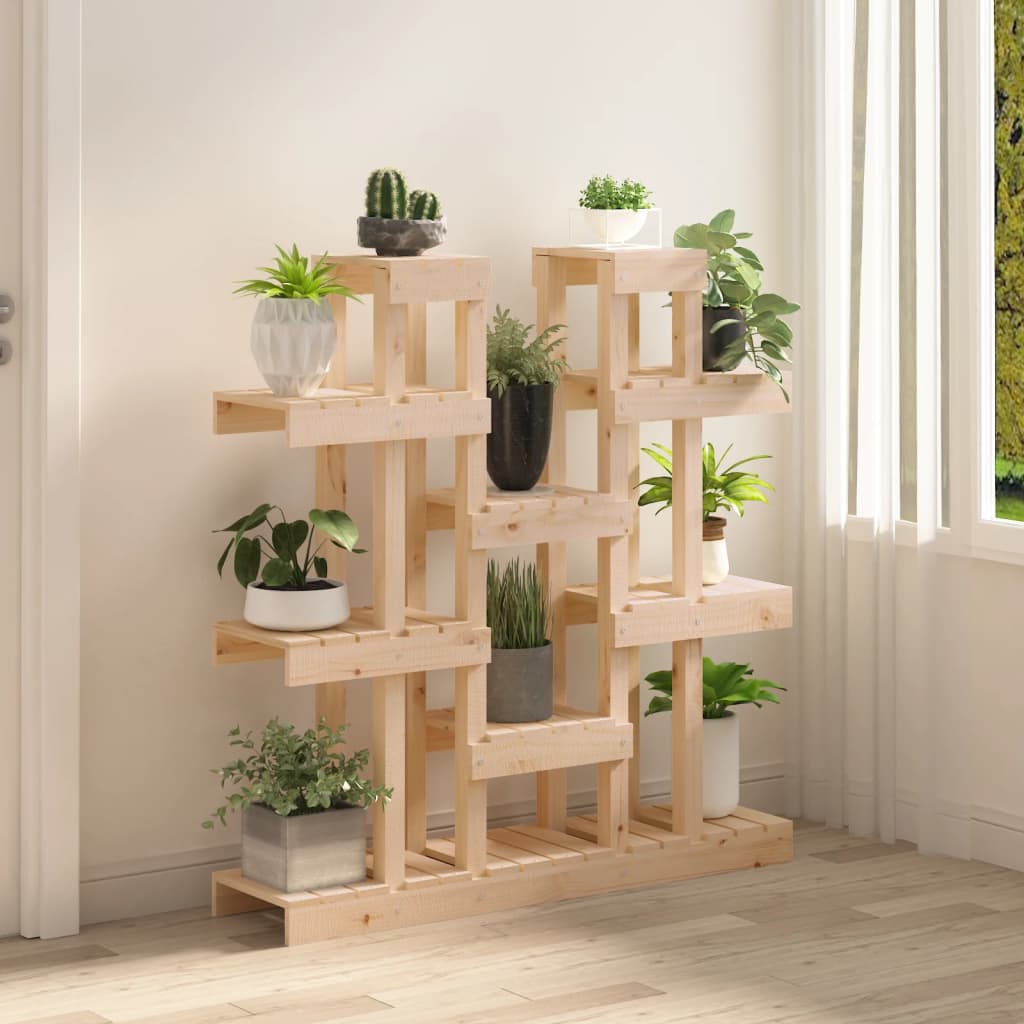 Vidaxx Pflanzenständer 104,5x25x109,5 cm massives Kiefernholz