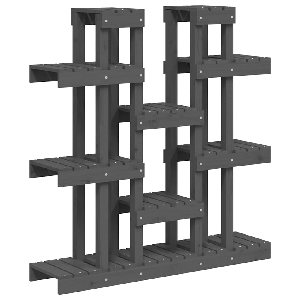 VIDAXL PLANT STANDEL GRAU 104,5 x 25 x 109,5 cm Festkiefer