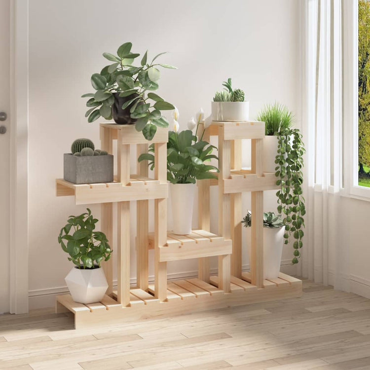 Vidaxx Pflanzenständer 104,5x25x77,5 cm massives Kiefernholz