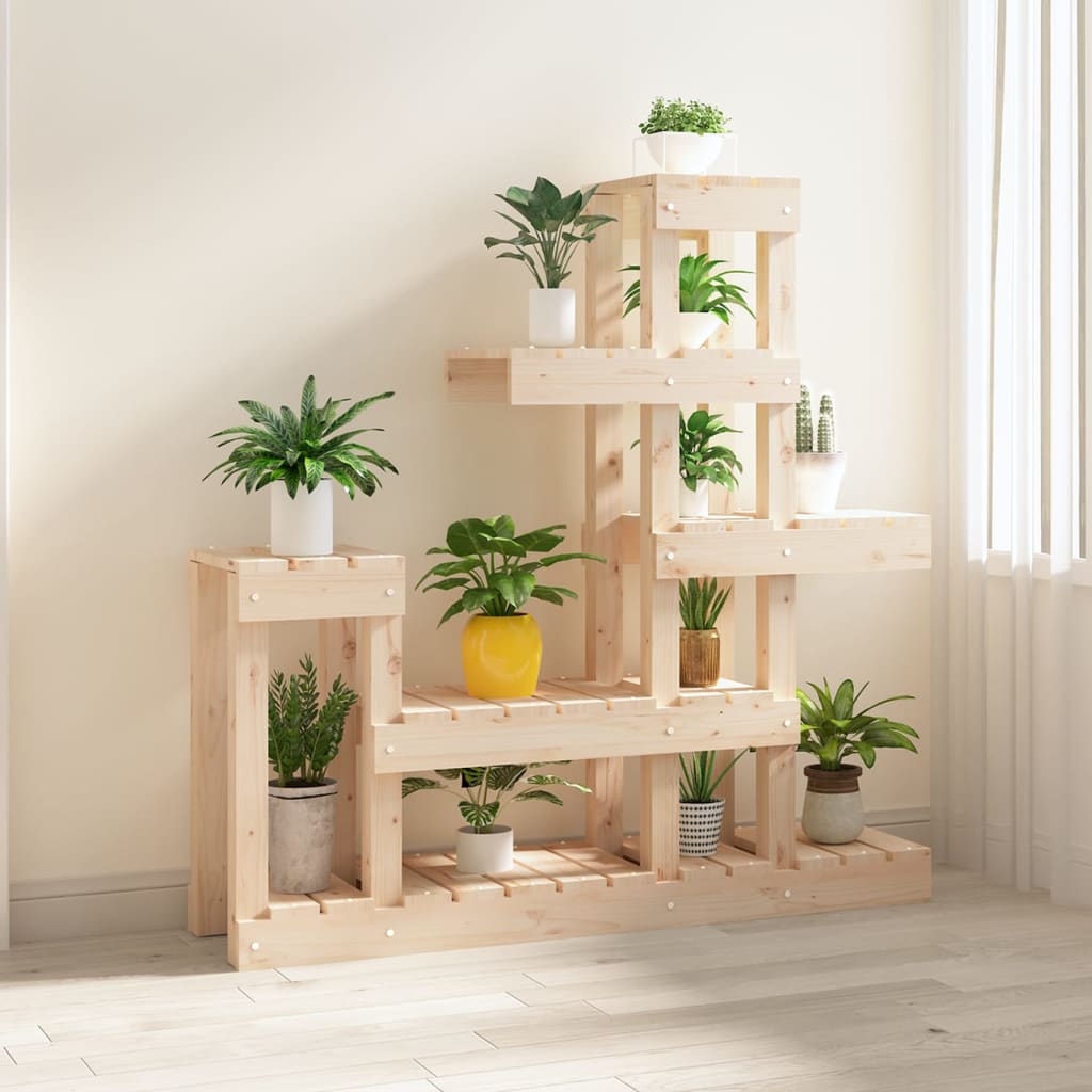 Vidaxx Pflanzenständer 92x25x97 cm massives Kiefernholz