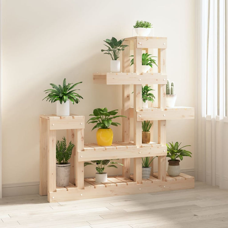 Vidaxx Pflanzenständer 92x25x97 cm massives Kiefernholz