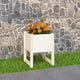 Vidaxl -Pflanzer Big 40x40x52,5 cm Festkiefer weiß