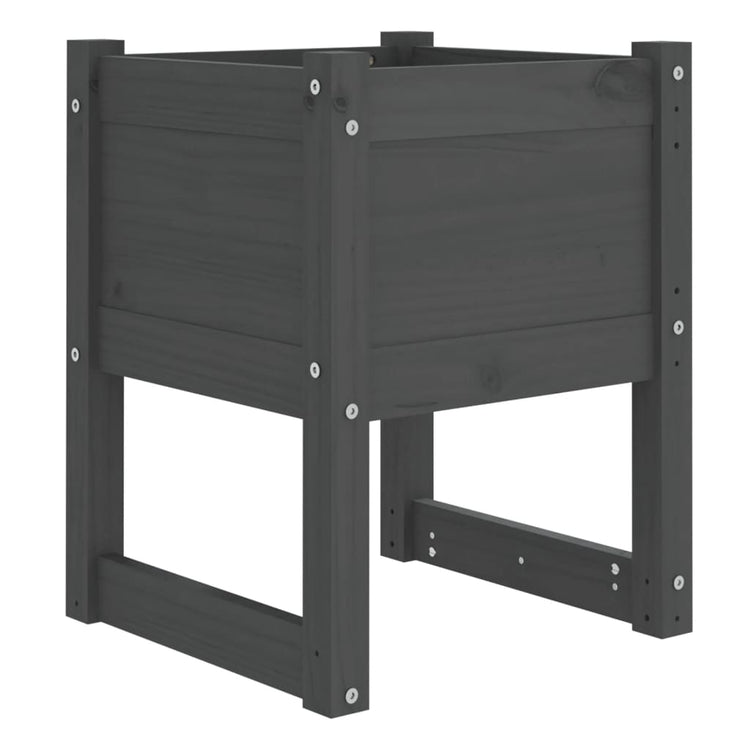 VIDAXL -Planungsbox 40x40x52,5 cm Festkiefergrau