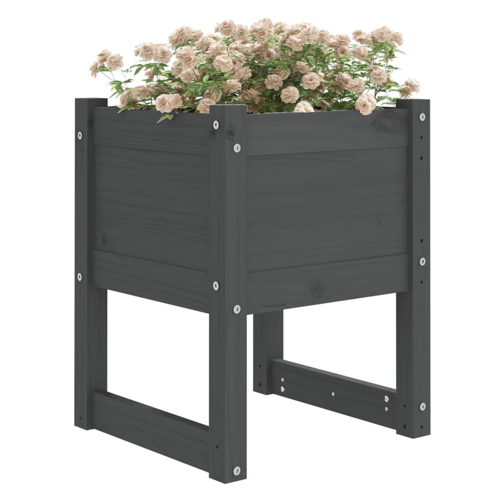 VIDAXL -Planungsbox 40x40x52,5 cm Festkiefergrau